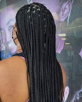 Amazing Knotless Box Braids in Texas