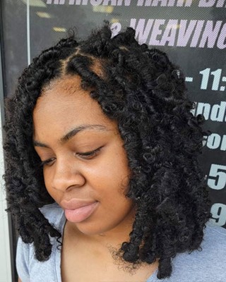 Amazing Butterfly Locs Hairstyle in Texas