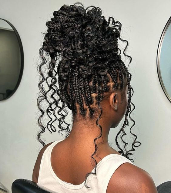 Goddess Knotless Braids